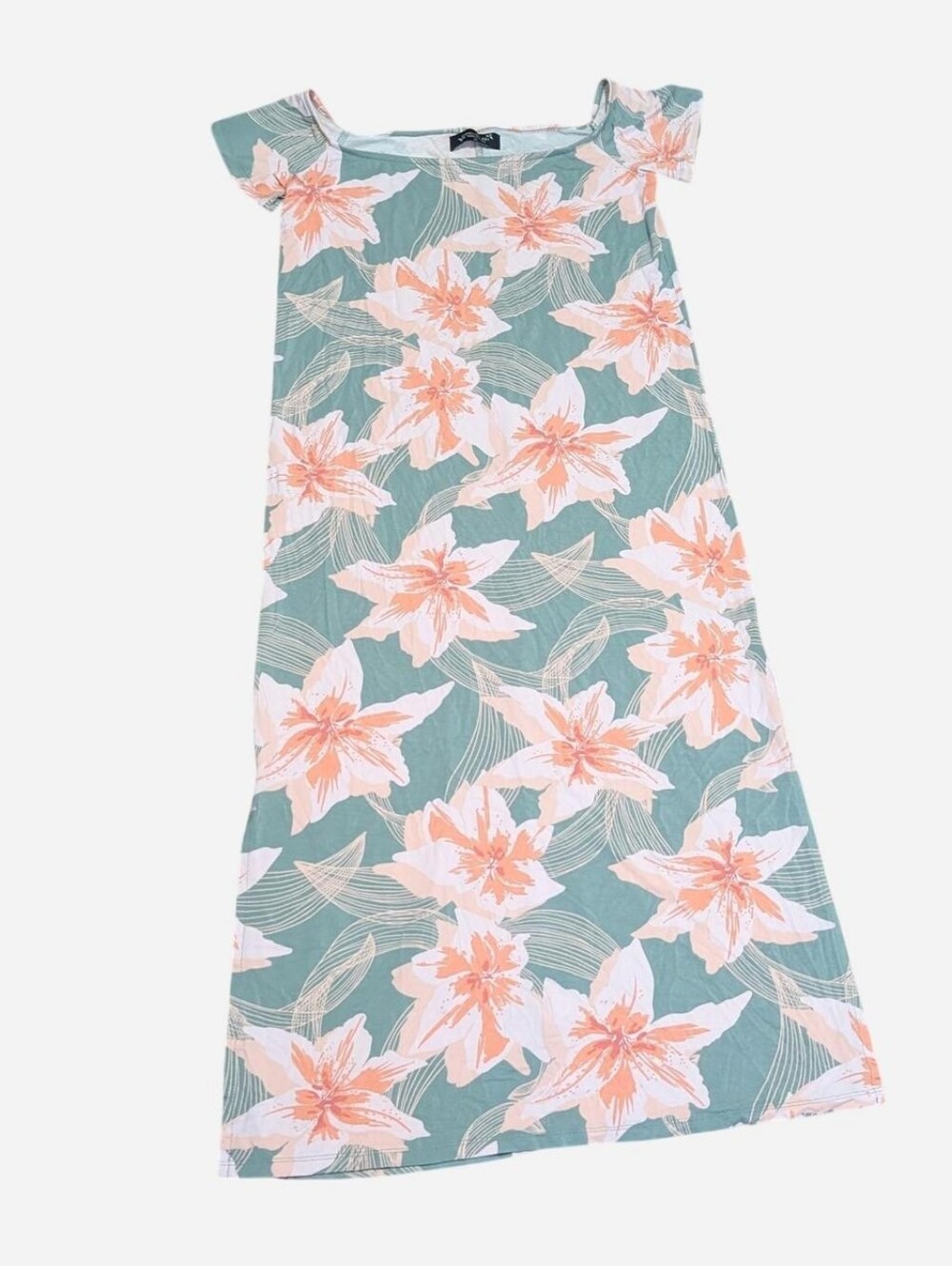 Fighting Eel Ava Sky midi dressTiger Lily Floral Flowers print Size M